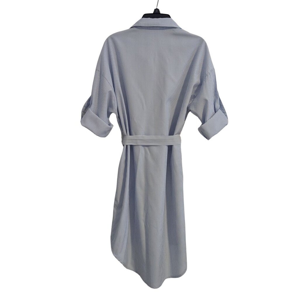 Popilov Yachting Striped Shirt Dress – Size M – EUC - Picture 3 of 4